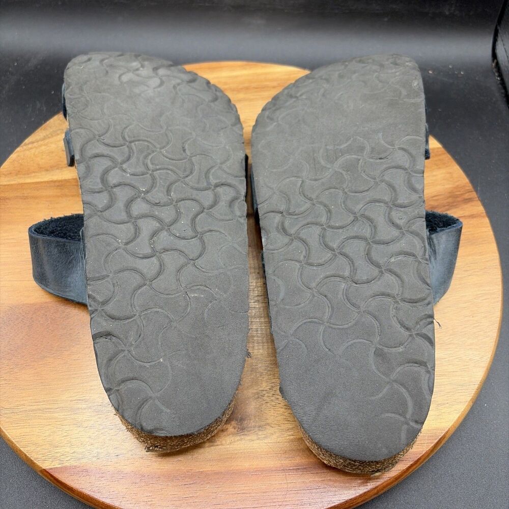 Birkenstock Mayari Womens Size 10 Sandals Navy Blue Toe Loop Comfort Shoes - Picture 7 of 9
